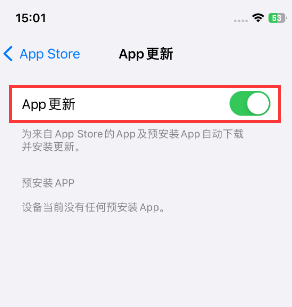 青山湖苹果15维修中心如何让iPhone15APP自动更新